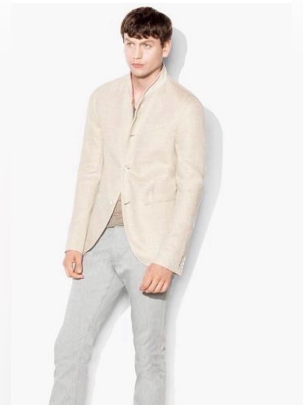 NWT John Varvatos Collection Stand Collar jacket Size EU 50 USA 40